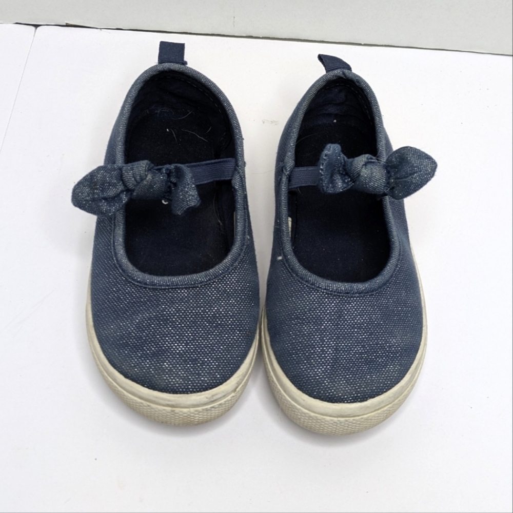 Carter's Denim Shimmer Sandal 9T